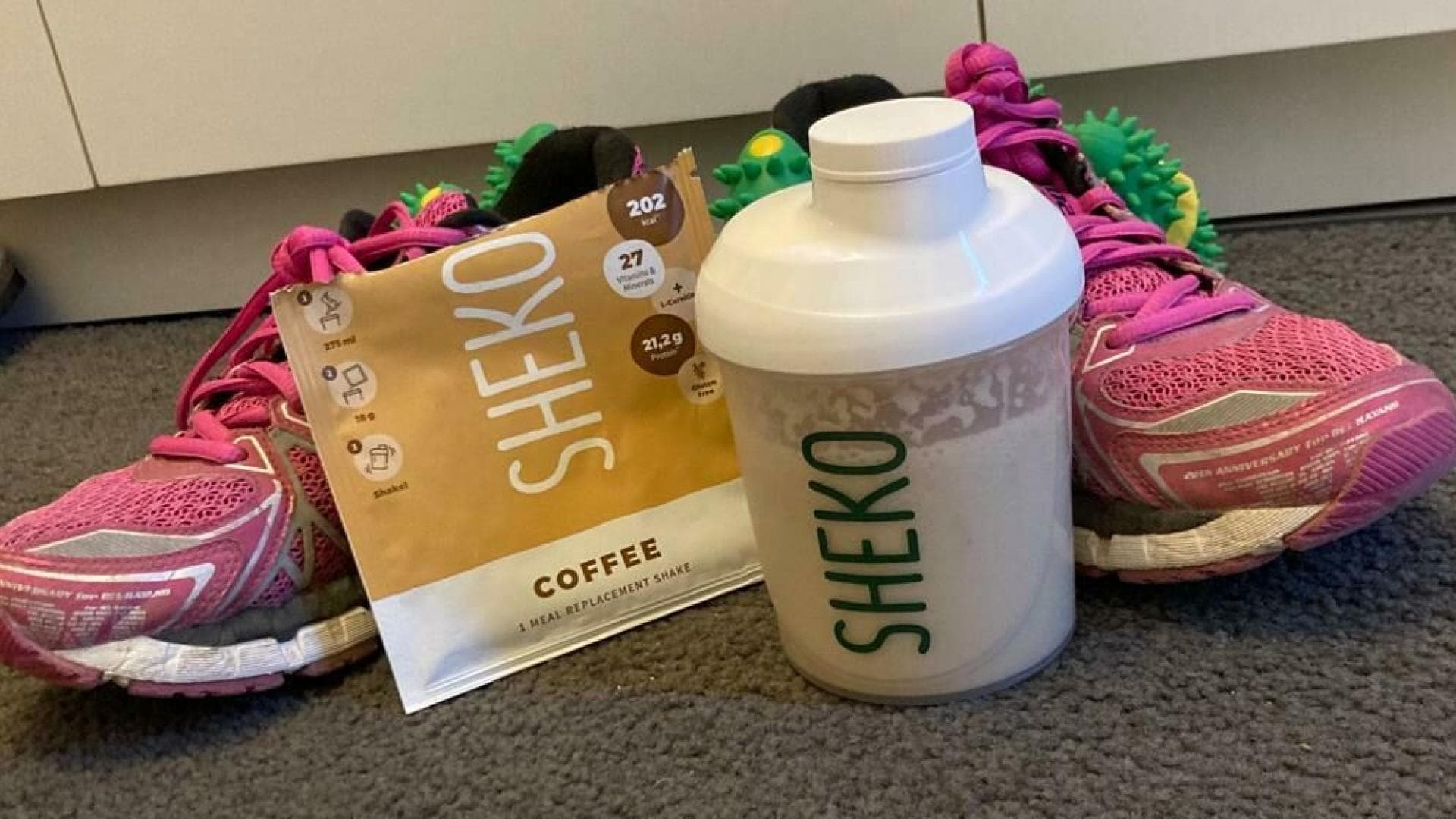 Fitness-Trainerin Christa findet die Shakes hilfreich im Job. Fitness-Trainerin Christa findet die Shakes hilfreich im Job.