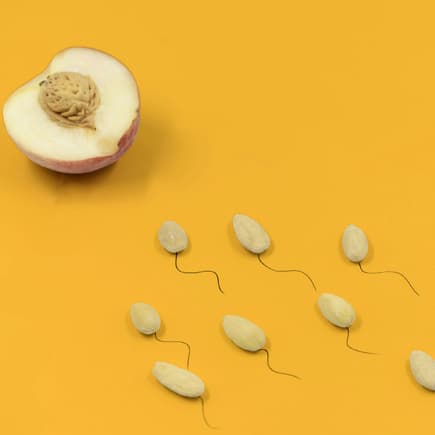 Symbolbild: Spermien schwimmen zur Eizelle. Symbolbild: Spermien schwimmen zur Eizelle.