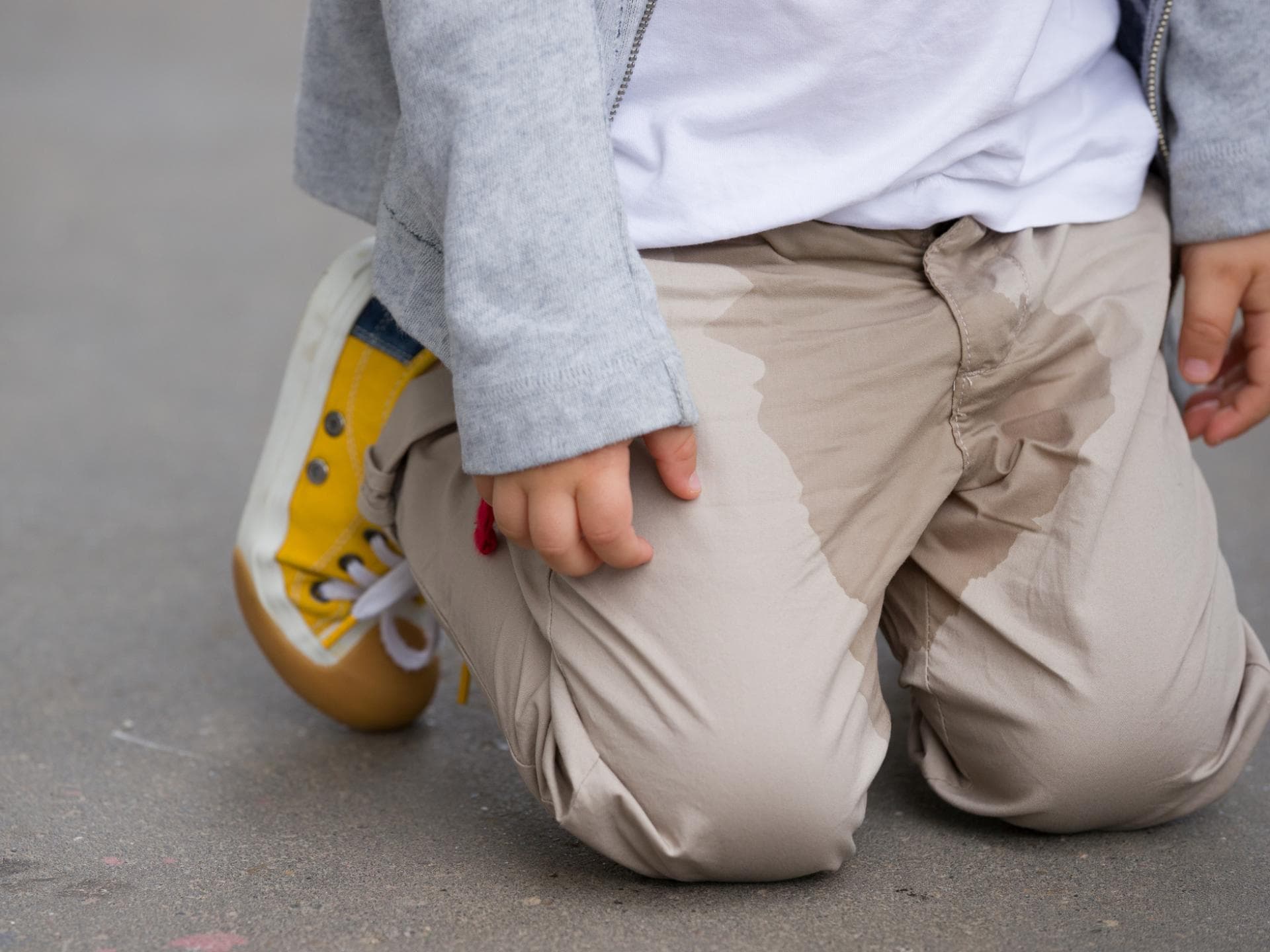 Wenn das Kind plötzlich wieder in die Hose macht ... Kind hat in die Hose gemacht.