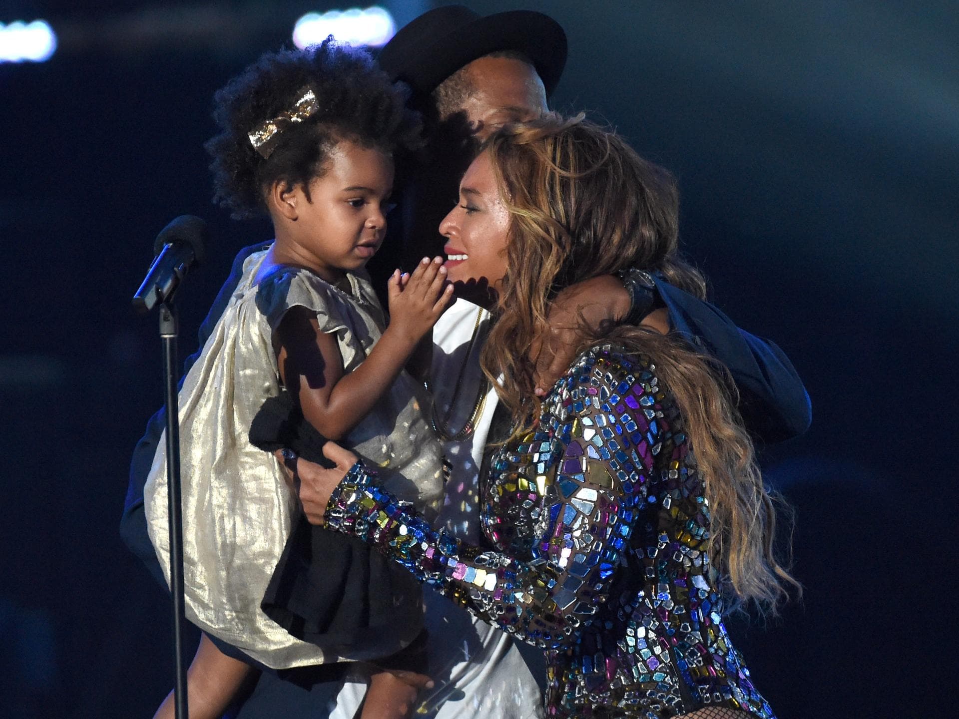 Beyoncé und Blue Ivy im August 2014 Beyoncé und Blue Ivy im August 2014