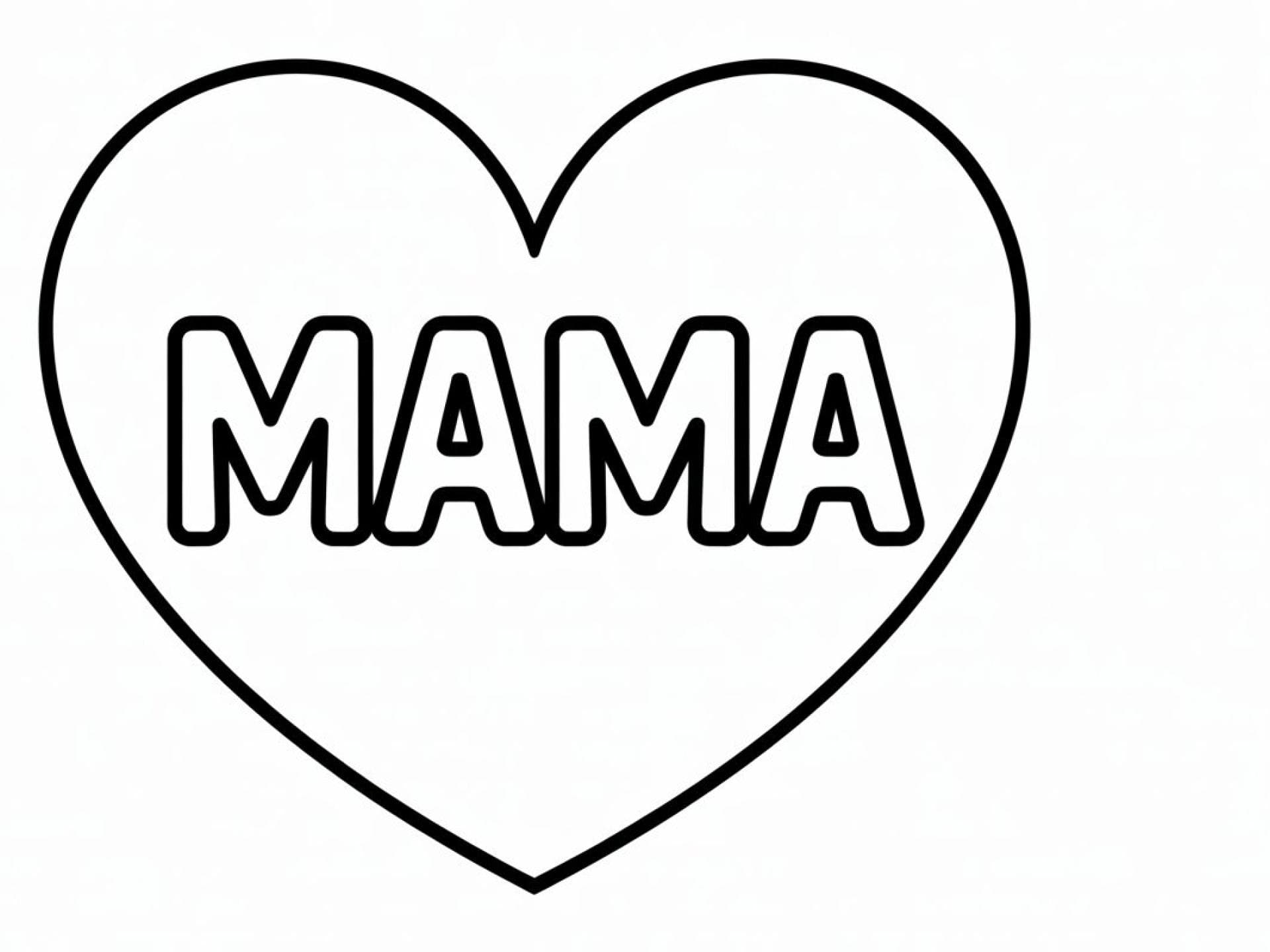 Ausmalbild Mama Ausmalbild Mama