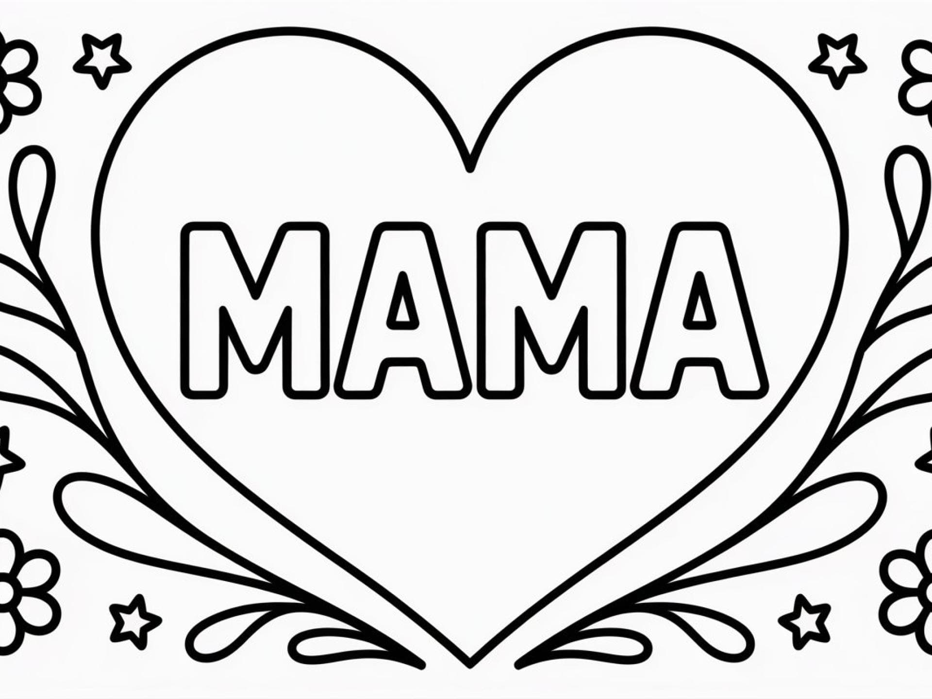 Mama Ausmalbild Mama Ausmalbild