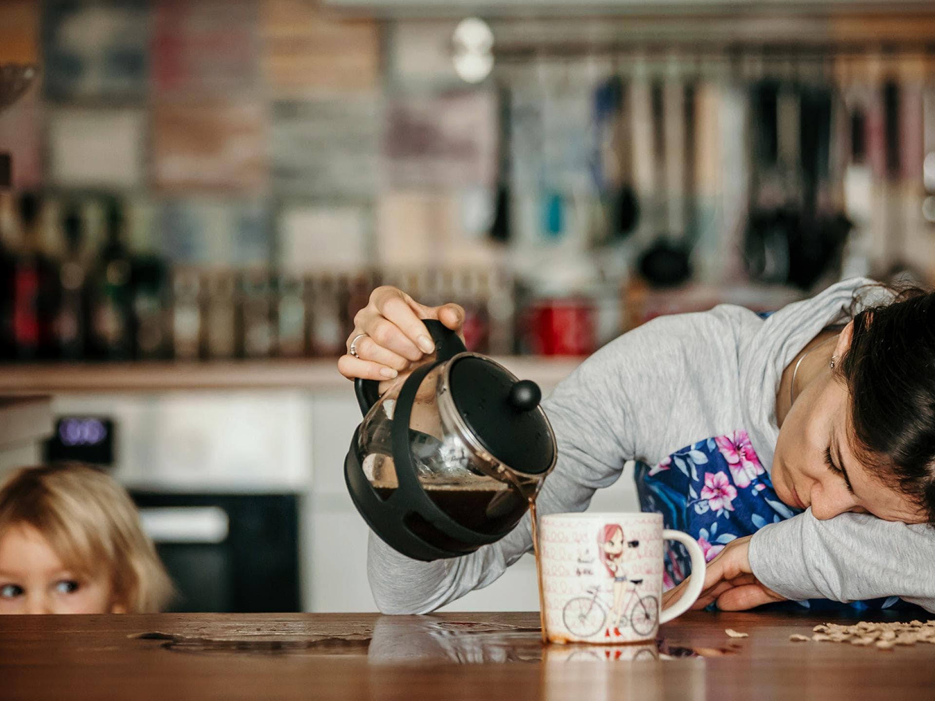 Ganz ehrlich: Nach drei Jahren hilft Kaffee auch nicht mehr.